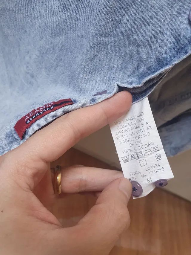 Camisa Jeans Aramis M - Foto 4