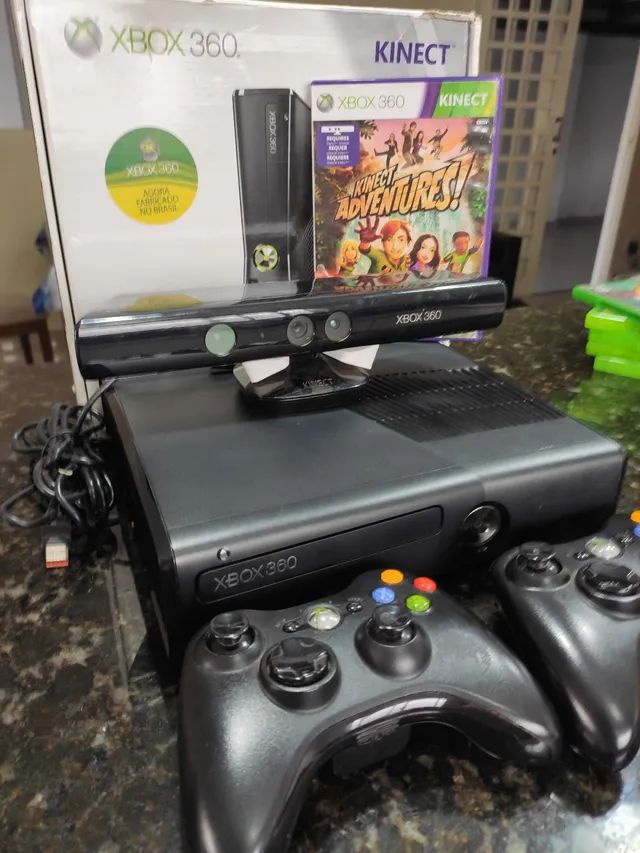 Xbox 360 Super Slim 250gb Usado Bloqueado + Jogo Original