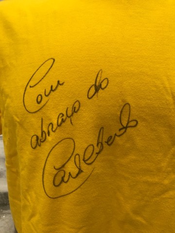 Camiseta Athleta Brasil Assinada por Carlos Alberto