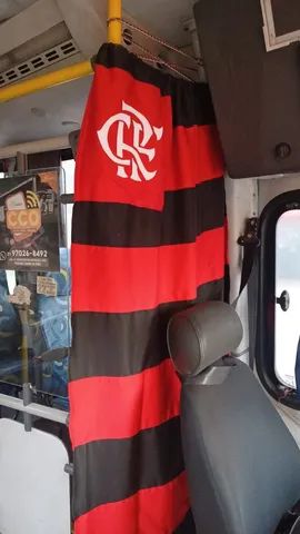 Cortina de ônibus personalizada 