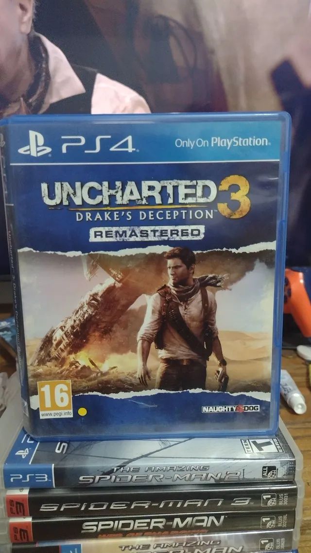 Jogo Uncharted 3: Drake's Deception Remastered - PS4 em