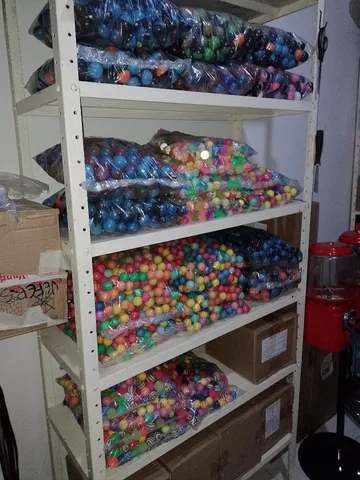 HEALEEP 150 peças de bolas coloridas de máquina de chiclete de