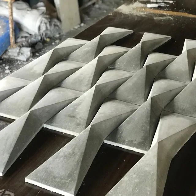 Placas 3D cimenticio, ideal para muros e fachadas - Foto 2