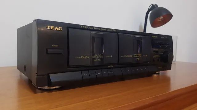 Tapa deck duplo Teac W-518R importado vintage - Foto 5