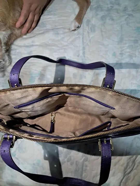 BOLSA MICHAEL KORS ROXA Original - Foto 5