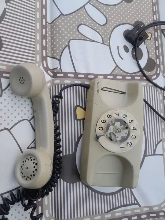 Old landline telephone