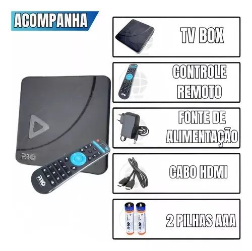 Tv box Smart PRO 4k UltraHD 3ª Geração Proeletronic: Transforme sua TV em uma Smart TV - Foto 5