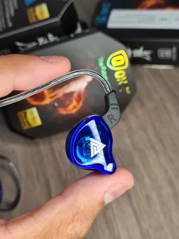 Fone de Ouvido Qkz Ak6 Case com Acessórios - Retorno de Palco