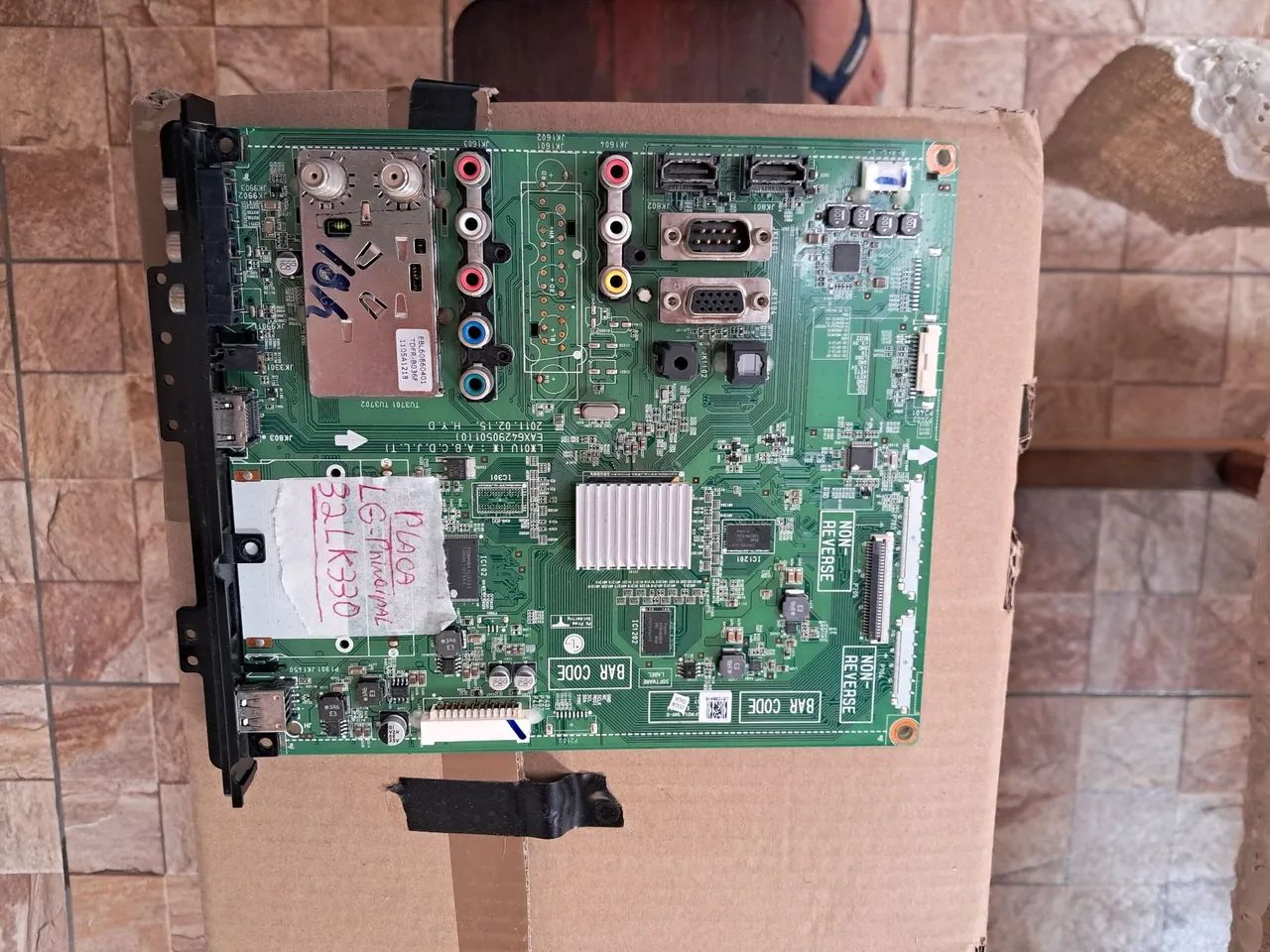 Placa principal tv LG