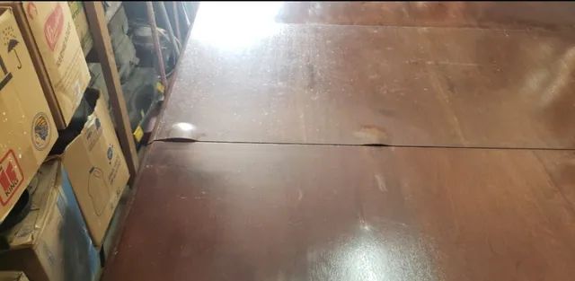 Mesa de madeira oval extensível - Foto 3