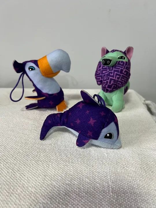 Mini pelúcias - Coleção MC donalds - 