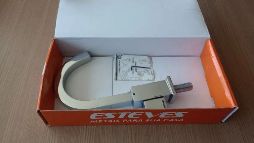 Torneira Banheiro Mesa Bica Alta ¼ Volta 1198 Luxor Cromado Esteves VTL422CWC - Foto 5