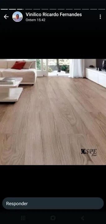 Trabalho com assentamento de piso vinilico - Foto 5