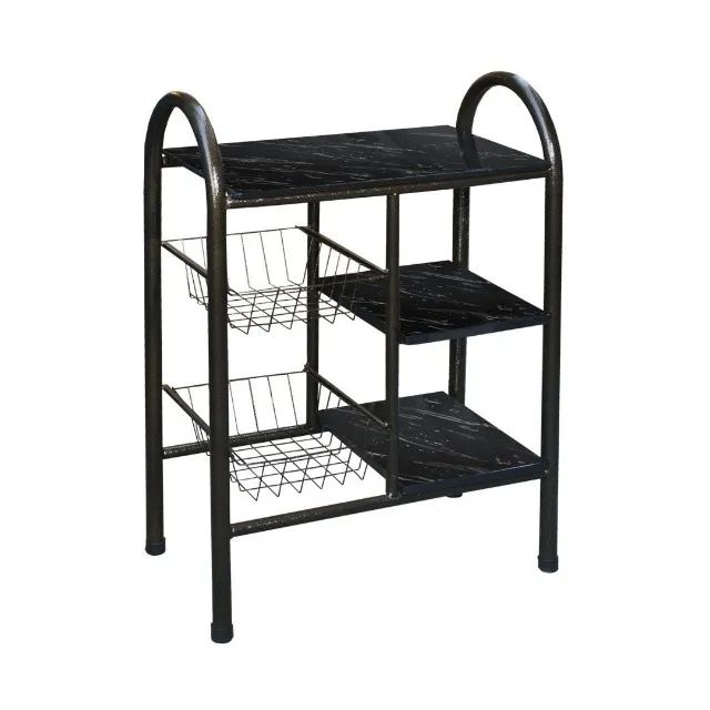 Fruteira Tubular Média Prateleira Granito 2 Cestos. Produto Novo Direto de Fábrica. - Foto 5