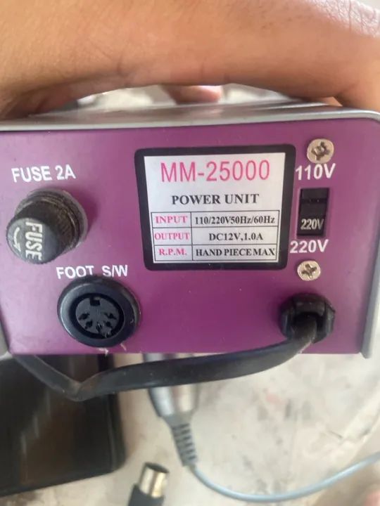 Motor rotativo para extensor de unha