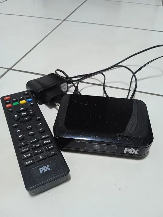 Conversor digital de canais marca Pix com controle 