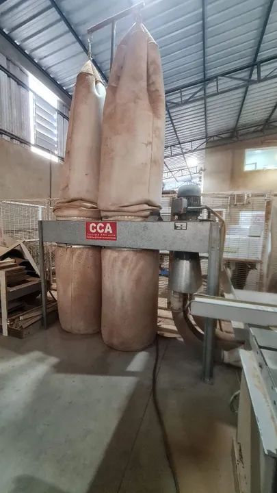 Kit marcenaria avançada - Seccionadora + Coladeira 2014 Top de linha + Exaustores - Foto 2