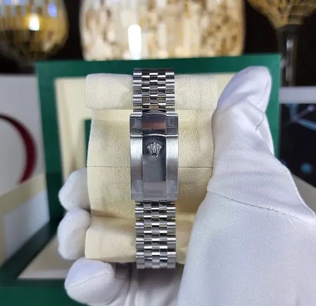 Rolex Date Just Azul Eta 3035 Automático Premium - Foto 2