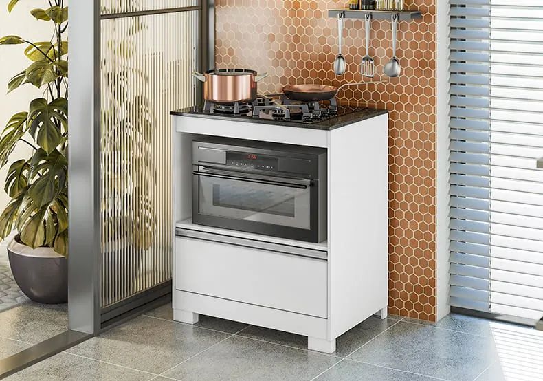 BALCÃO P/ COOKTOP PARA 4 BOCAS  - Foto 2