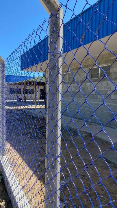 Tela de arame galvanizada / Tela alambrado revestido / Tela de arame revestido encapado  - Foto 4