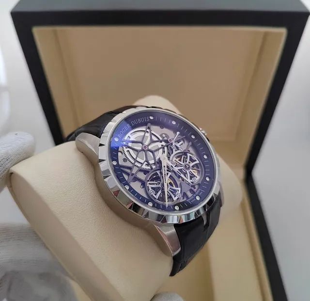 Relogio Roger Dubuis Couro - Foto 2