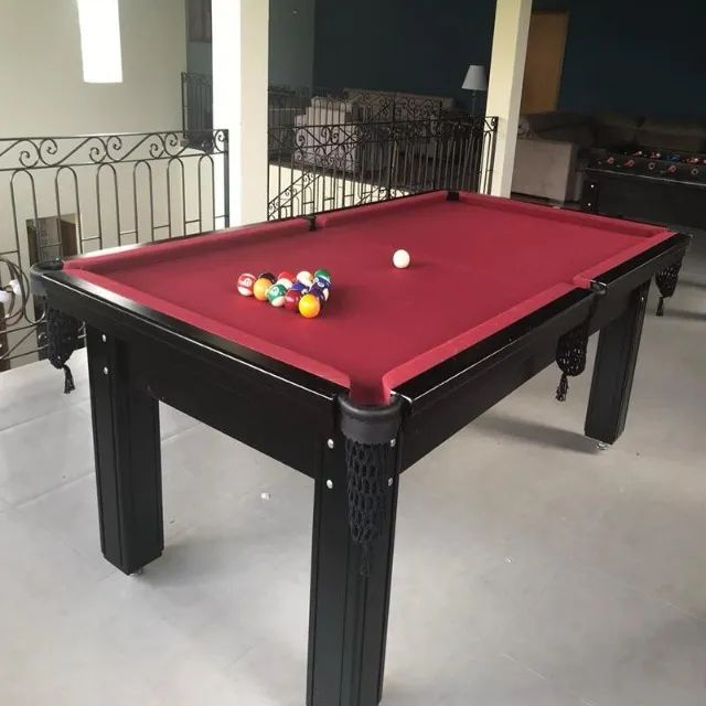 piso, mesa, rusticas e bilhar, pebolim jogos, diversão - Foto 2