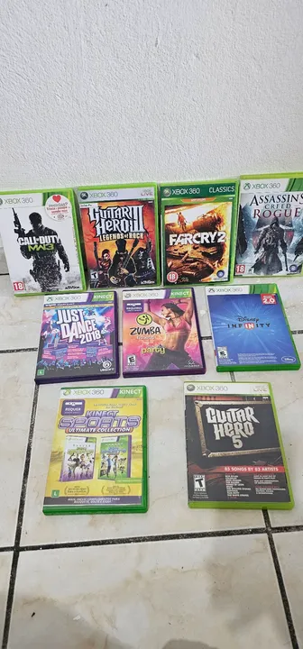 Lote com 9 jogos XBOX 360 PREÇO PROMOCIONAL. NOS ANÚNCIOS TEMOS OUTROS JOGOS E GAMES