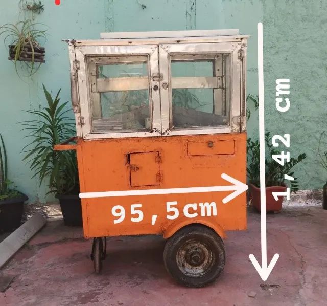 Carroça de pipoca compacta - Foto 3