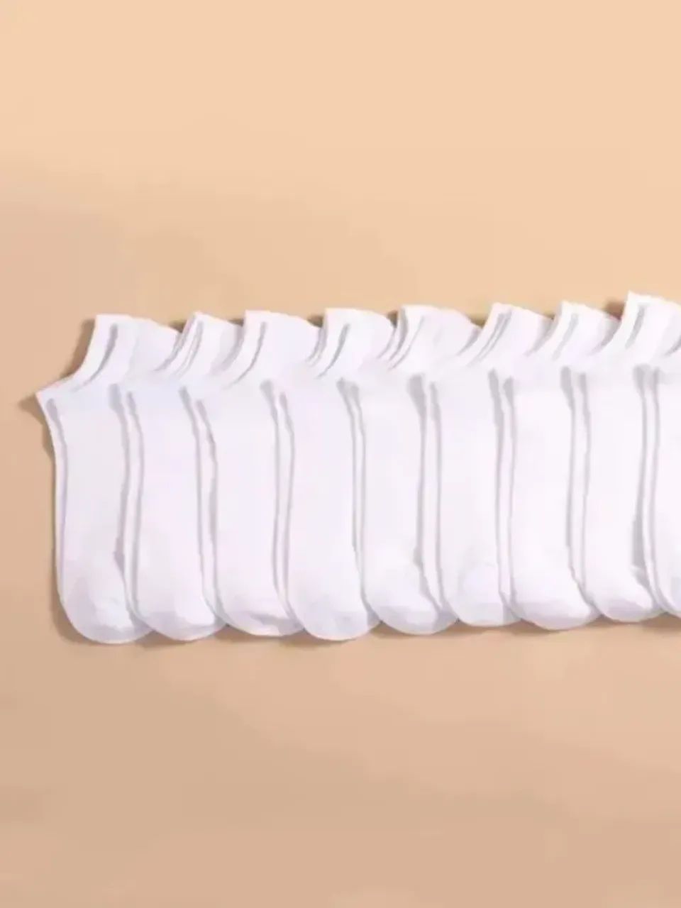 Kit 18 Pares de Meias Soquete Cano Curto Masculina Feminina Unissex varejo - Foto 3