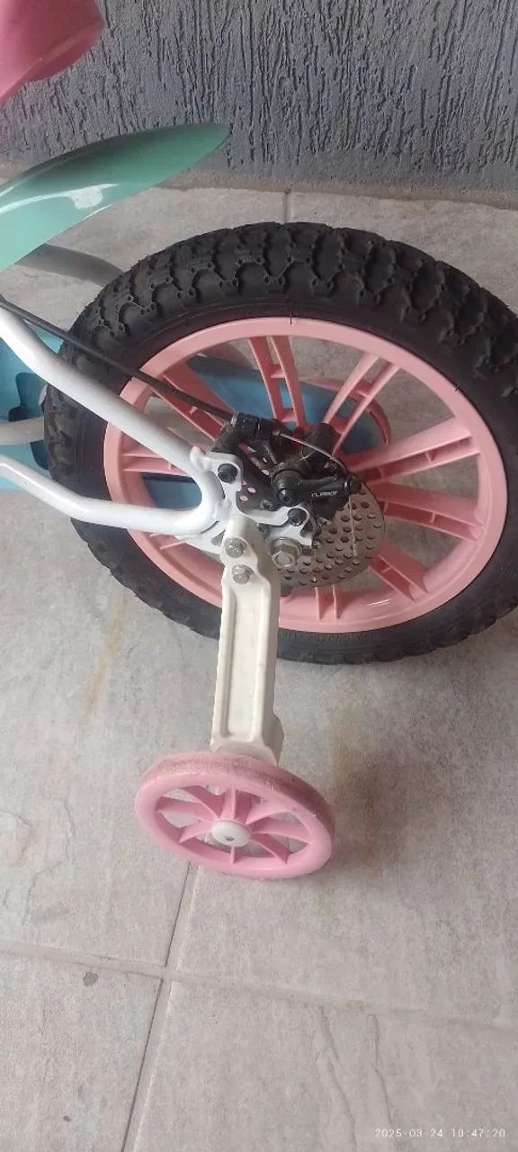 Bicicleta Infantil Rosa  - Foto 2