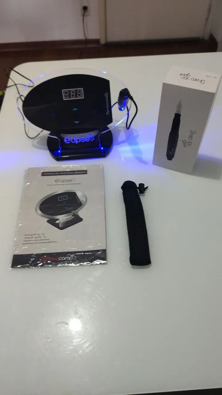 Dermógrafo Dermo Camp COMBO ELIPSE PRETO + DERMÓGRAFO SHARP PRÓ 300 BLACK/ Cristal - Foto 2