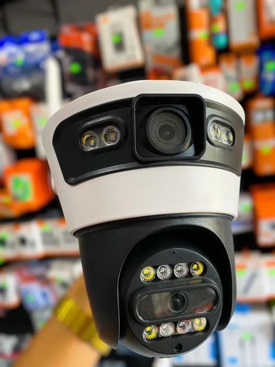 CÂMERA DE MONITORAMENTO WIFI 2 EM 1 A PROVA D'ÁGUA JORTAN - Foto 6