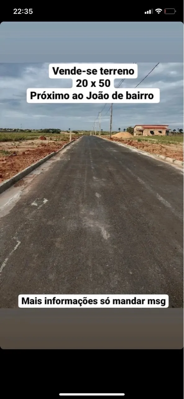 Terreno 20x50