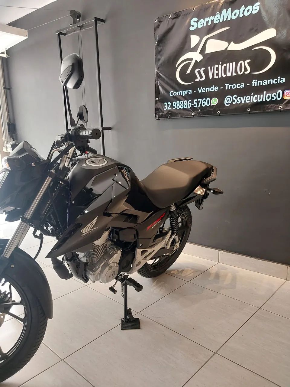 SERRÊ MOTOS FAN 160 25 NOVA EMPLACADA E IPVA PAGO - Foto 6