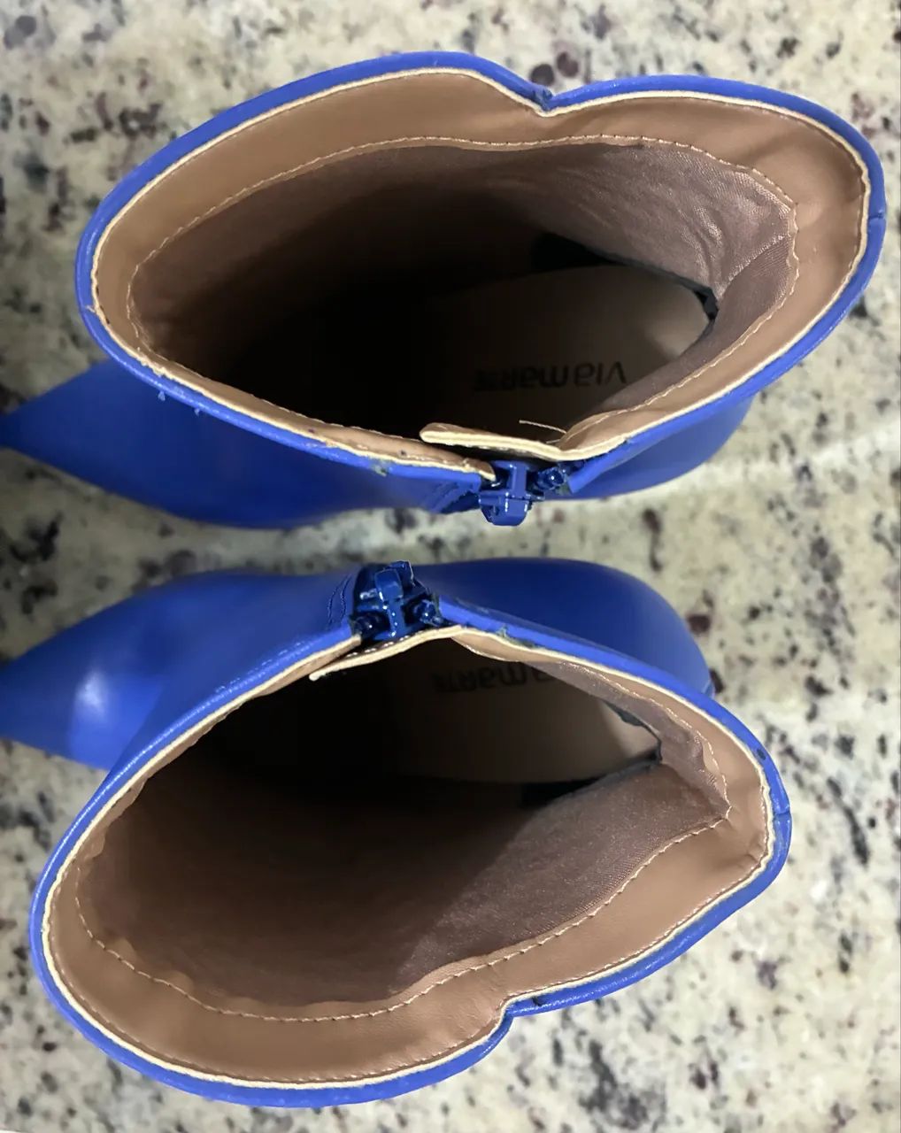 Bota Via Marte Azul nova  - Foto 3