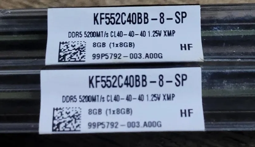 Memória Ram DDR5 16gb(2x 8gb)