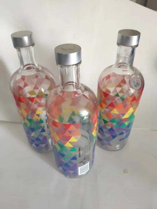 Garrafa decorada Vodka Absolut