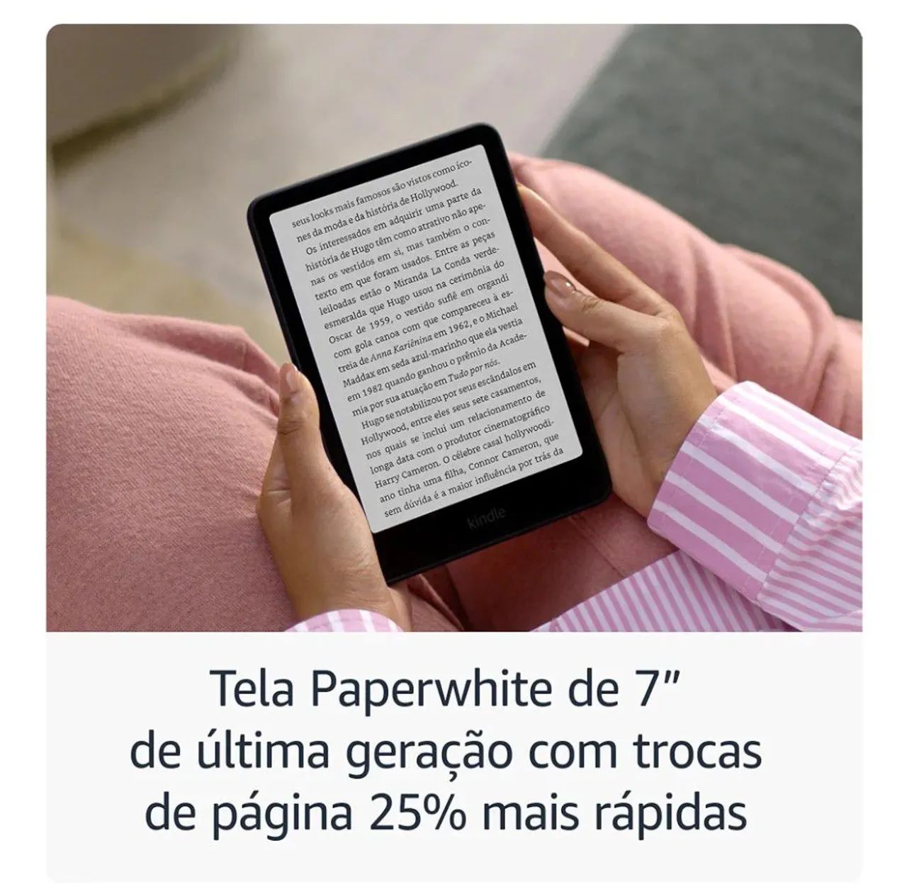 Kindle Paperwhite 16GB - Novo - O Kindle mais rápido já lançado  - Foto 3
