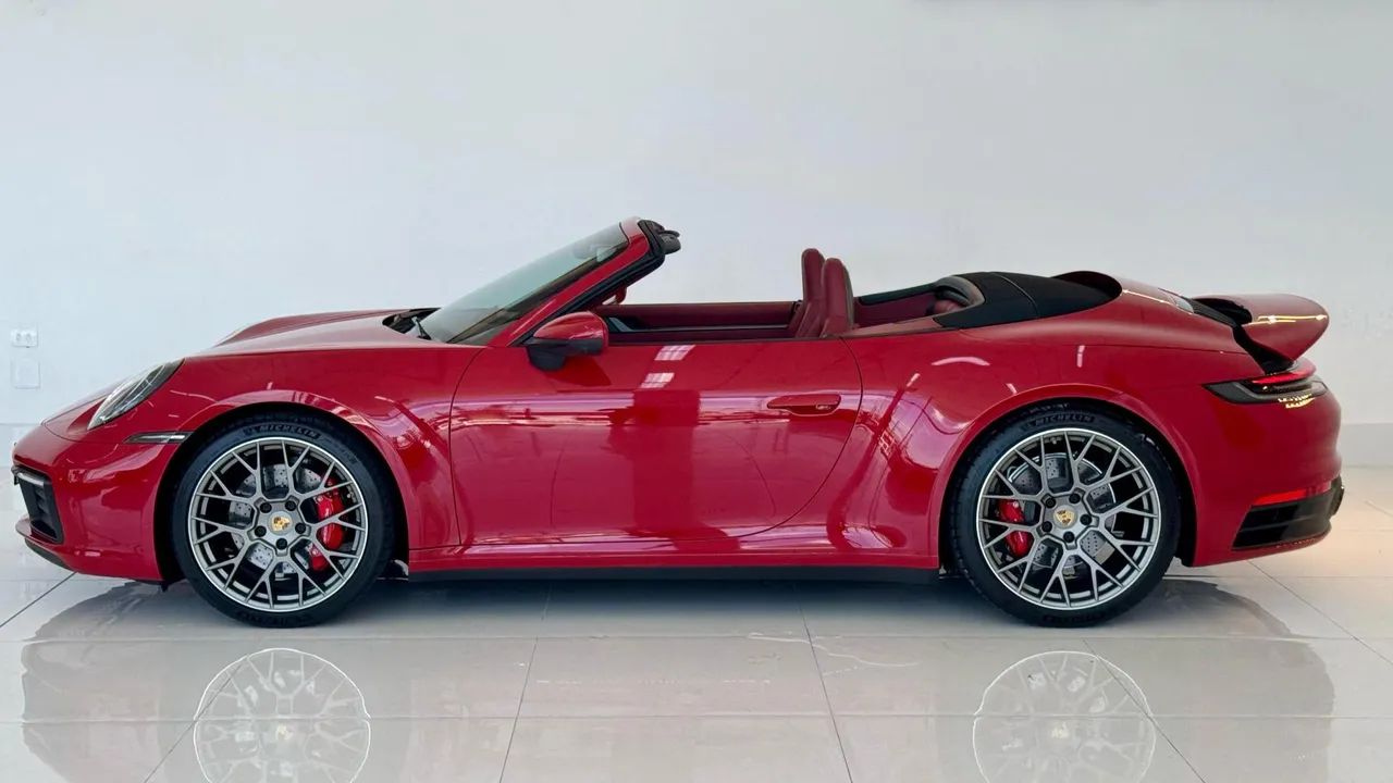Porsche 911 Carrera S Cbariolet, Vermelha, Santa Catarina, Baixo km, PPF, 2023 - Foto 5