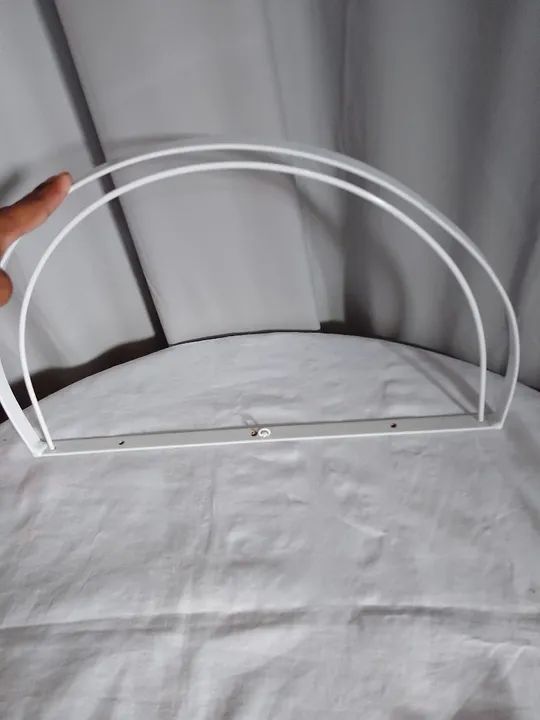 Dossel e ganchos para prateleira  - Foto 2