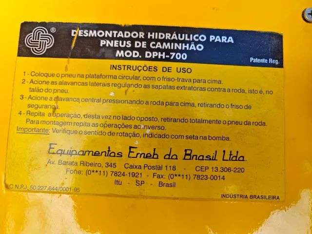 Desmontador de pneus DPH 700 - Foto 5