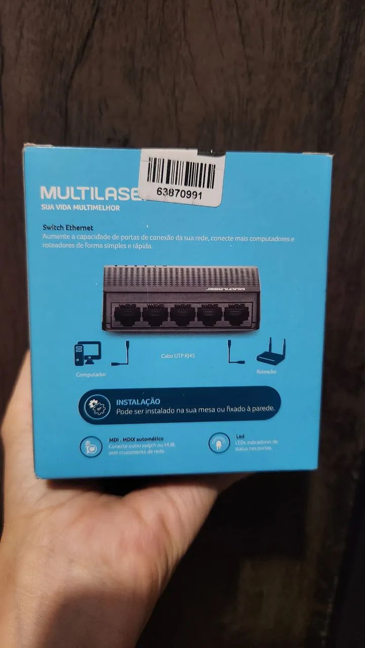 Switch Ethernet Multilaser - Foto 2