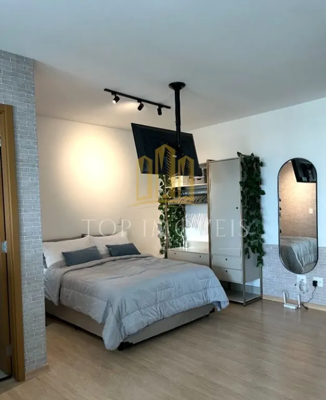 maravilhoso apartamento studio luxuosamente mobiliado no jardim aquarius