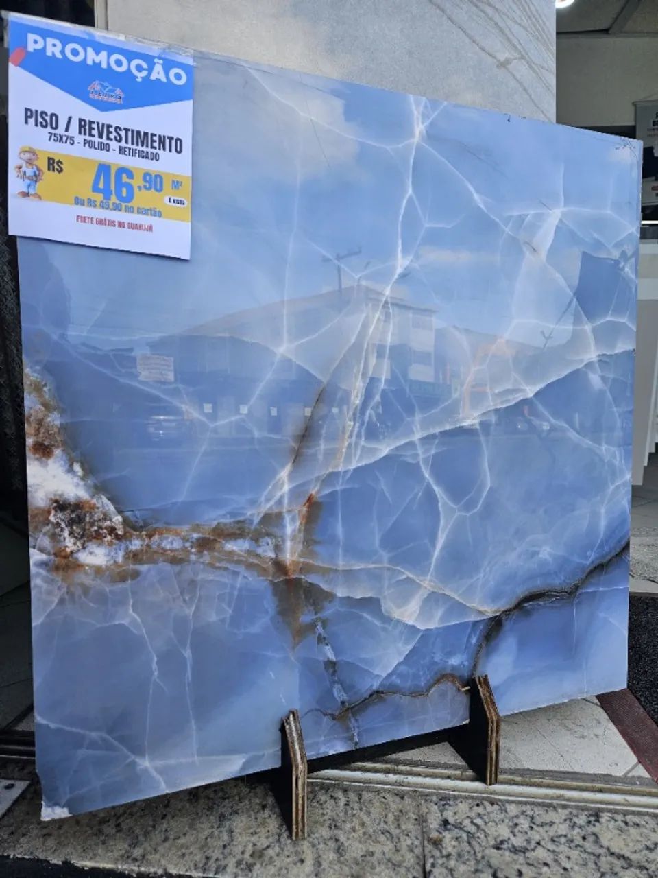 Piso e Revestimento Polido 75x75 Karina