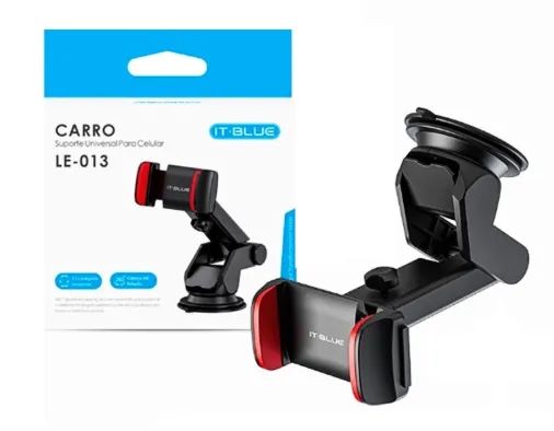 Suporte Para Celular Veicular Universal It-blue LE-013 com Ventosa  - Foto 2