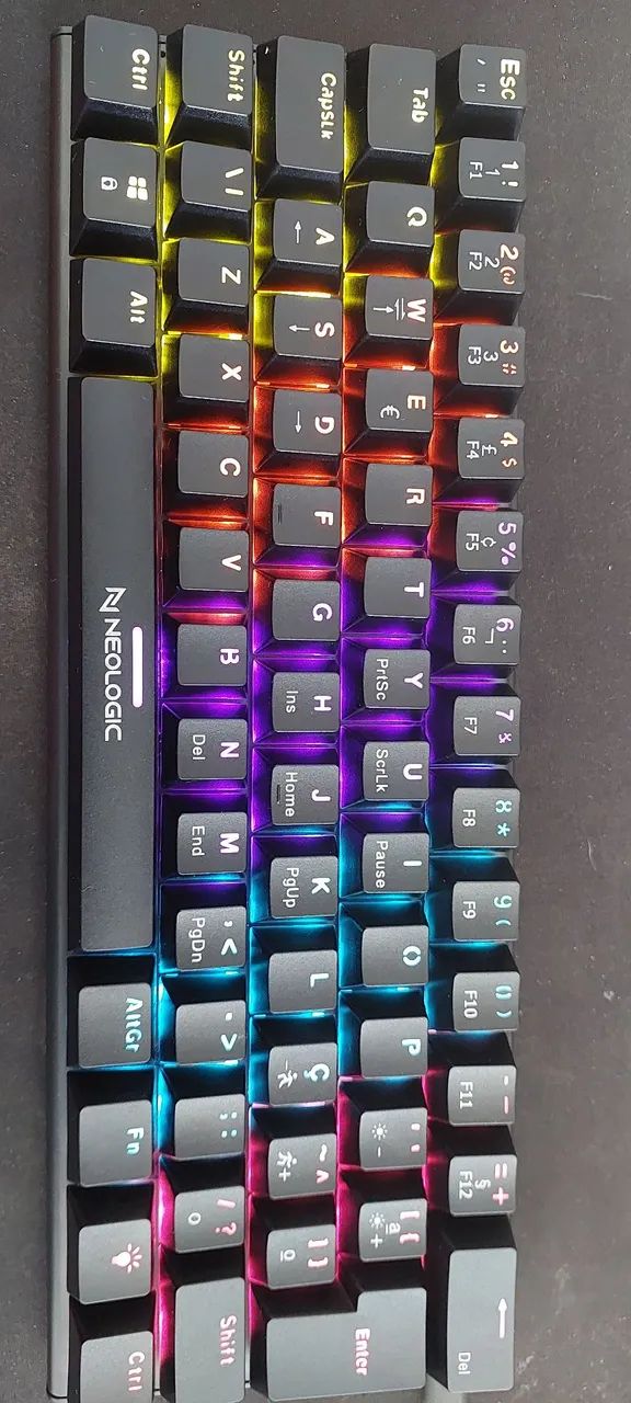 Teclado Mecânico Neologic Dark 60% para Gamer - Foto 5