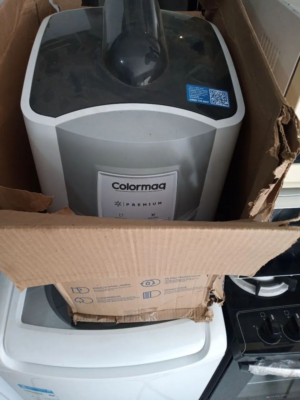 Purificador De Água Colormaq Premium Com Compressor, Branco, - Foto 4