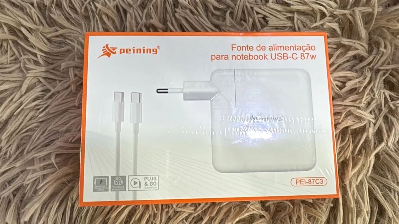 Carregador Para Mackbook Air e Pro peining USB-C 87w - Foto 3