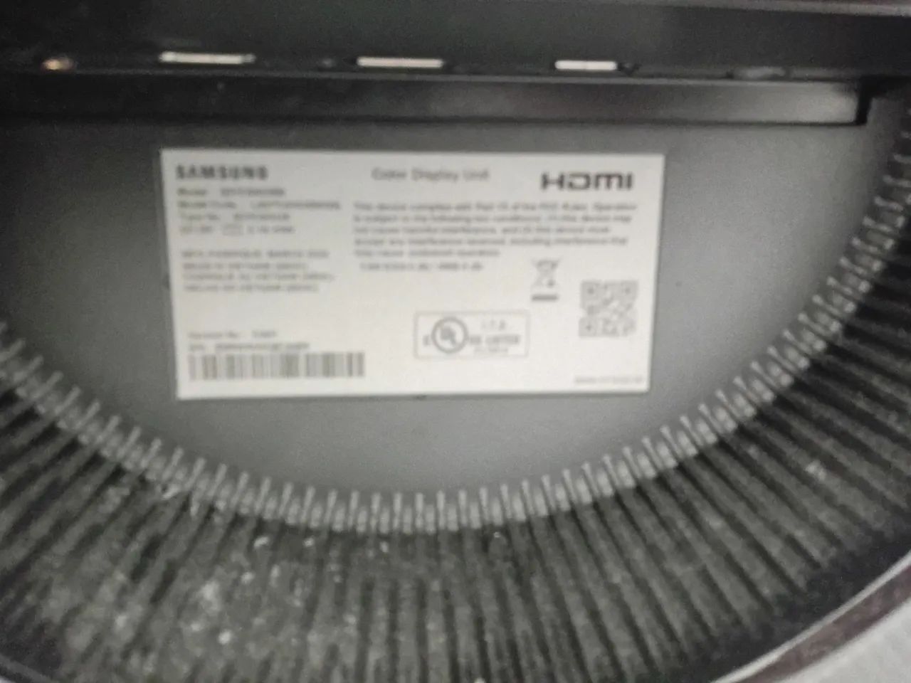 Monitor 27" samsung curvo 5C64302736142978122