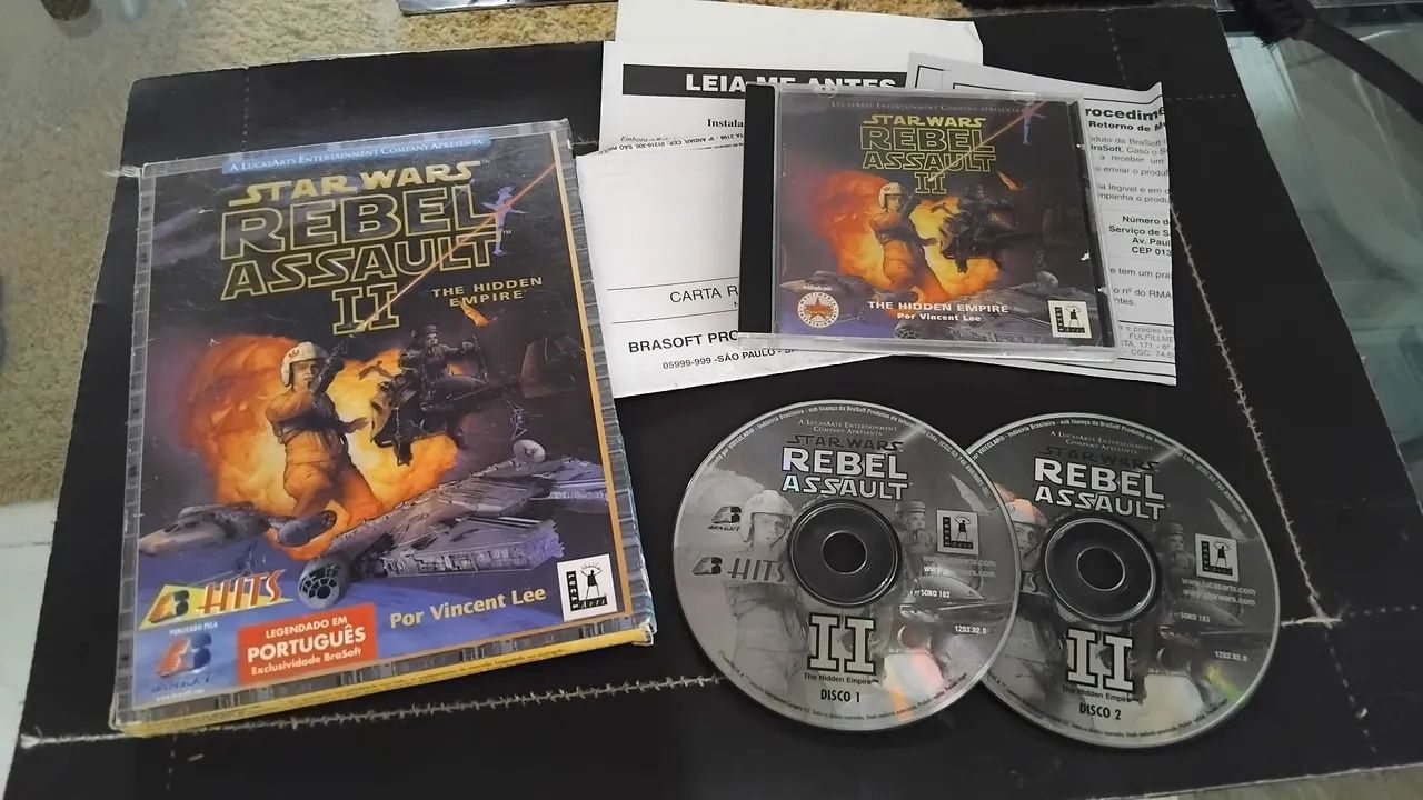 Star Wars Rebel Assault II - PC Ms-Dos - Jogos de Vídeo Game